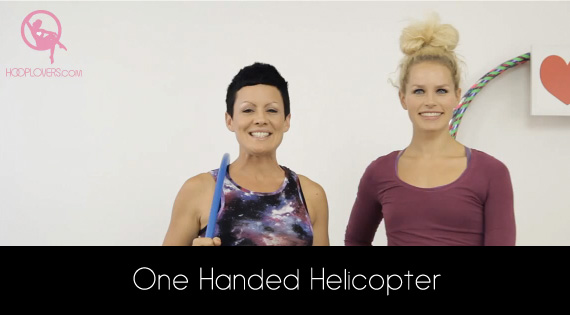Lisa Lottie shows how to do One Handed Helicopter 
