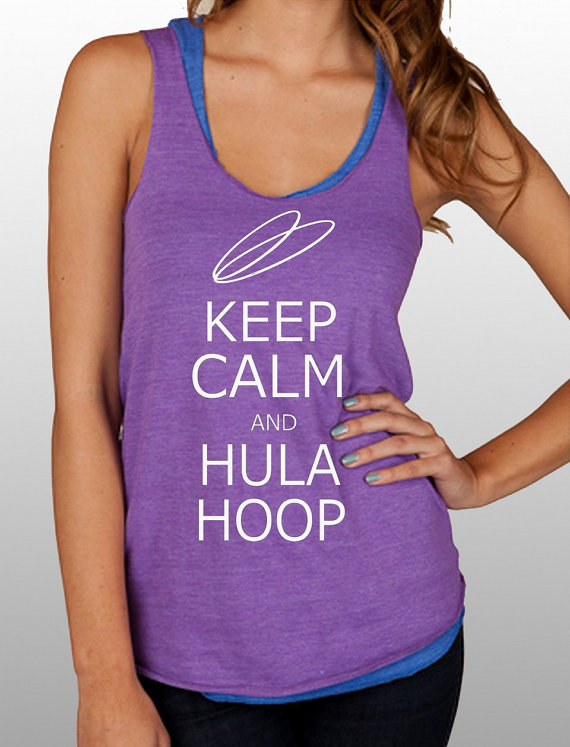 keep calm and hula hoop
