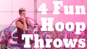 4 fun throws with hula hoop