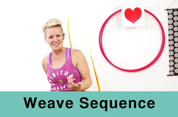 Hula Hoop Like a NInja. Weave Sequence
