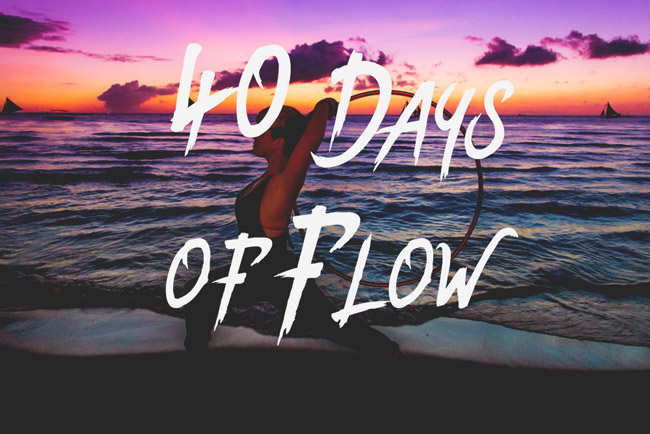 Hooplovers 40 Days of Flow Challenge