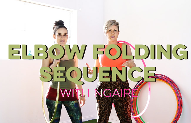 Elbow Folding Sequence Hoopdance with Ngaire