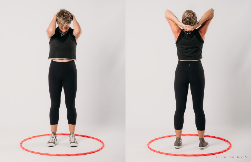 Hula Hoop Warm Up for Neck extension
