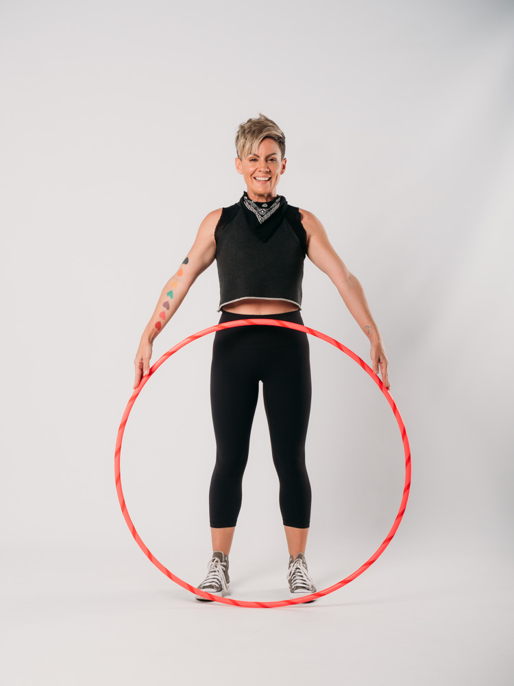 The Right Size Hoop for basic hoop dance movement