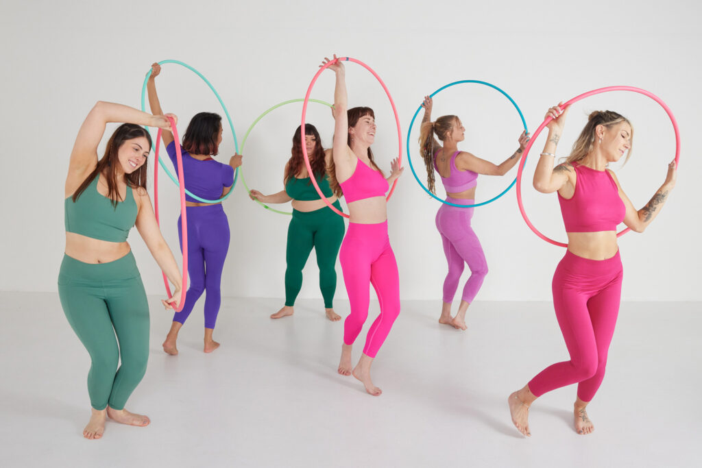 teaching children how to hula hoop with games